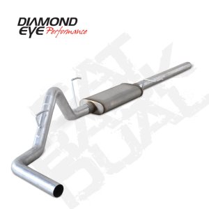 Ford F150 Performance Exhaust - Diamond Eye Performance - Catback Single GAS AL - `04-`08